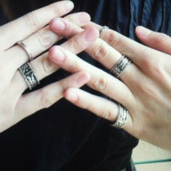 Vintage Boho Bohemia Ancient silver ring S - Picture 1 of 3